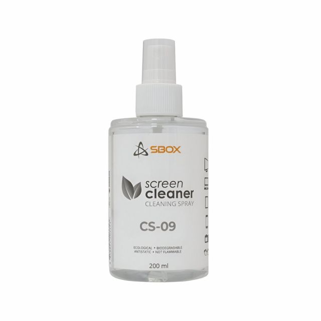 SBOX CS-09 Bildschirmreiniger Spray | 200 ml