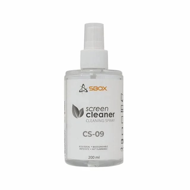 SBOX CS-09 Bildschirmreiniger Spray | 200 ml
