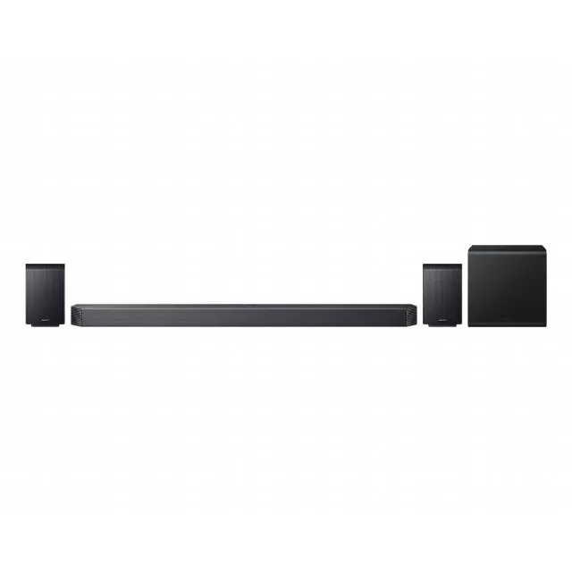 Samsung HW-Q930H Q-Serie | 9.1.4-Kanal Dolby Atmos Soundbar | Kabelloser Subwoofer & Rücklautsprecher | HDMI eARC | Schwarz