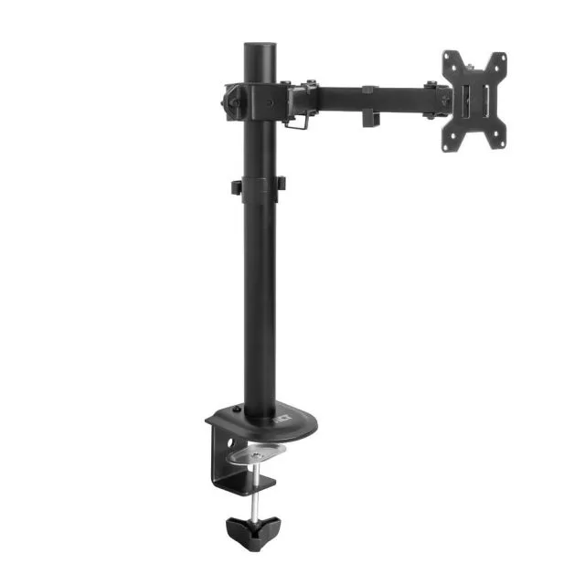 ACT Essentials AC8361 | Monitorarm für 1 Bildschirm bis 34 Zoll | 8 kg | VESA 75x75 / 100x100 | Tischklemme