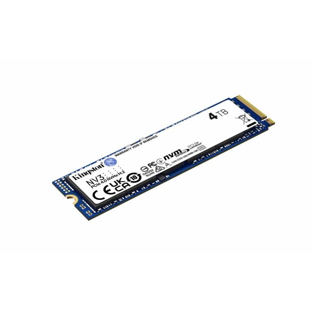 Kingston NV3 | 4TB NVMe SSD | M.2 Gen4 | 6.000MB/s Lesen | 5.000MB/s Schreiben