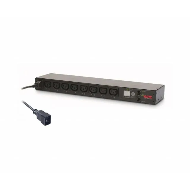 APC AP7921B Stromverteilereinheit (PDU) 8 AC-Ausgänge 0U/1U Schwarz
