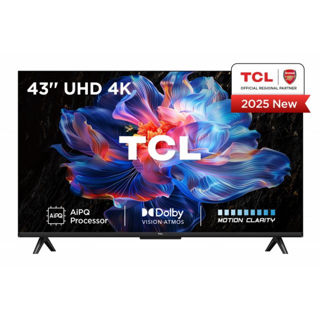 TCL 43V6C | 43" 4K Ultra HD DLED Smart TV | Google TV | Dolby Vision | 60Hz