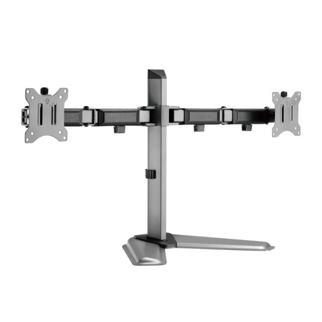 White Shark TUTANKHAMUN | Monitor-Schreibtischhalterung | Bis zu 32" | Maximal 9 kg | VESA 100x100 | 2 Monitore