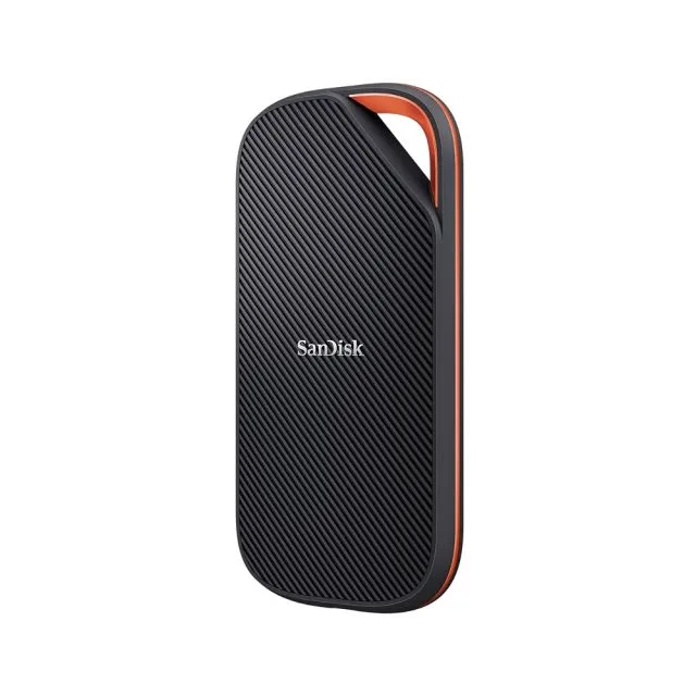 SanDisk Extreme PRO | Externe SSD | 4TB | USB-C / Thunderbolt | USB4 Gen3x2 | 3800 MB/s | Schwarz Orange