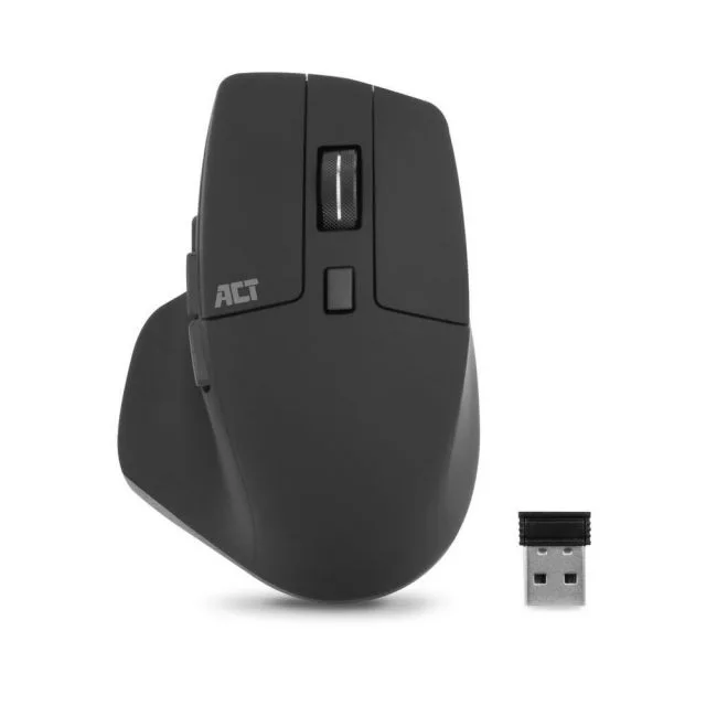 ACT AC5146 | Kabellose Maus | Rechtshänder | RF + Bluetooth | 2400 DPI | Schwarz