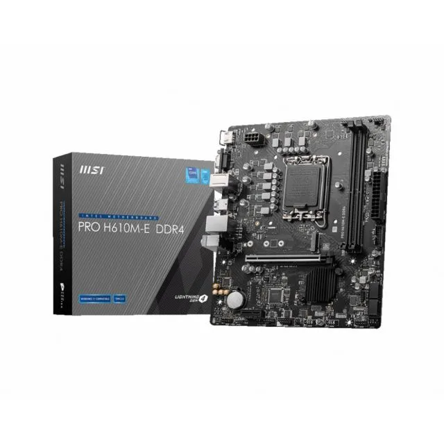 MSI PRO H610M-E | Sockel LGA 1700 | Intel H610 | 2x DDR4 | Micro-ATX | Mainboard | Geöffnet