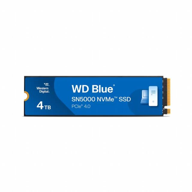 Western Digital Blue SN5000 | 4TB NVMe SSD | M.2 Gen4 | 5.500MB/s Lesen | 5.000MB/s Schreiben