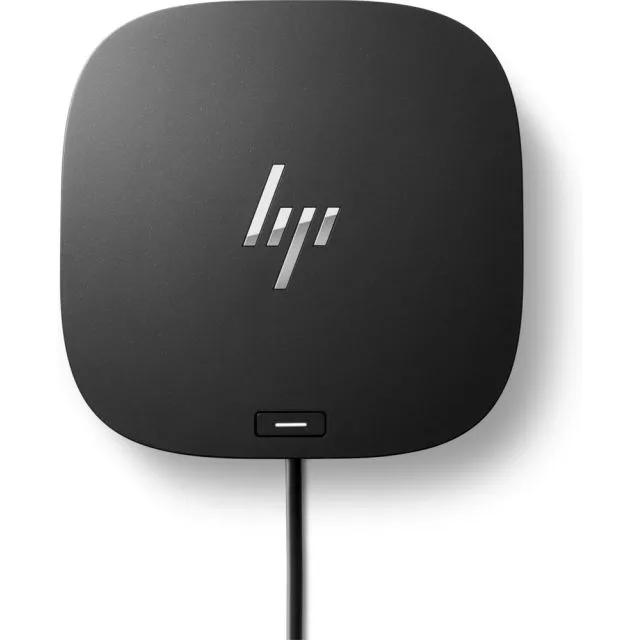 HP 5TW10AA G5 | USB-C-Dockingstation | Dual-4K-Display | 100-W-Stromversorgung | Schwarz