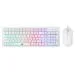Baracuda ORCA RGB | Kabelgebundene Gaming-Tastatur mit Maus | QWERTY | Weiß