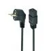Gembird Typ F/C19 1,8 m Schwarz | Netzstecker Typ F auf C19 Stecker
