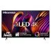 Hisense 55E7NQPRO TV | 55'' | UltraHD 4K | Wifi | SmartTV | VIDAA | HDR10 | 120Hz | Schwarz