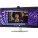 Dell P3424WEB | 34,1" WQHD IPS Curved Monitor (3440 x 1440) | USB-C | Webcam | Schwarz