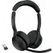 Jabra Evolve2 55 Link380a MS Stereo | Bluetooth-Headset (ANC) | USB-A-Dongle | Ladestation | Schwarz