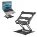 ACT Laptopständer 15,6" | Aluminium | Zusammenklappbar | Stufenlos höhenverstellbar