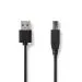 Nedis CCGL60101BK30 | USB 2.0 | USB-A auf USB-B | 3 m | Schwarz
