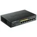 D-Link DGS-1008P/E | 8-Port Gigabit-Switch | Unmanaged L2 | 4x PoE+ | Schwarz