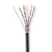Nedis Netzwerkkabel | Kat. 6 | S/FTP (S STP) | 305 m | Schwarz | CCBG8594BK305S