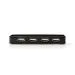 Nedis UHUBU2730BK | USB 2.0 Schnittstellen-Hub | 7 Anschlüsse | Inkl. Netzteil | Schwarz