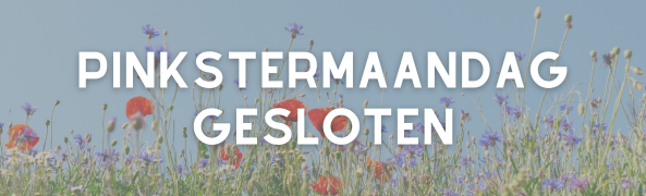 Pinkstermaandag gesloten