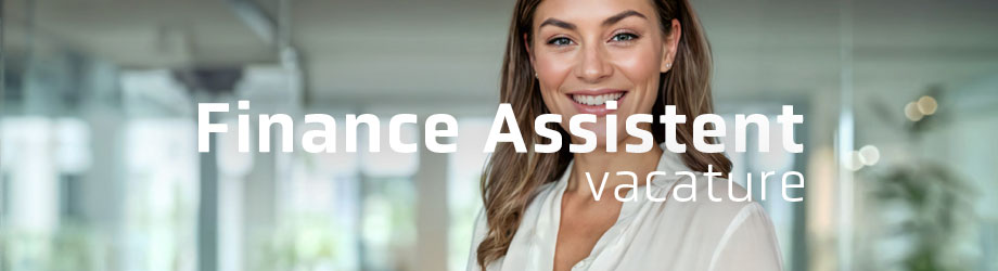 Vacature  //  Finance assistant  //  24 - 32 uur